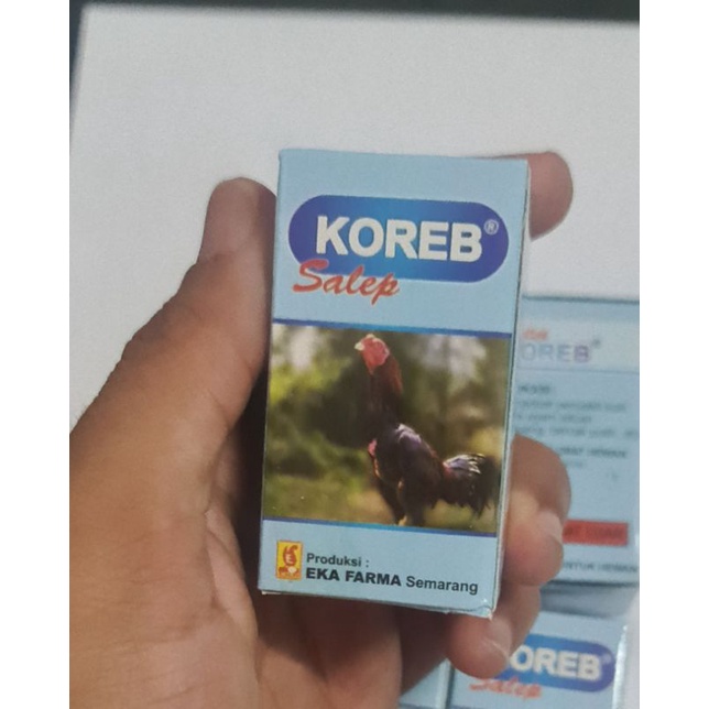 Koreb Salep mengobati penyakit kulit ayam aduan (kropend bercak putih)