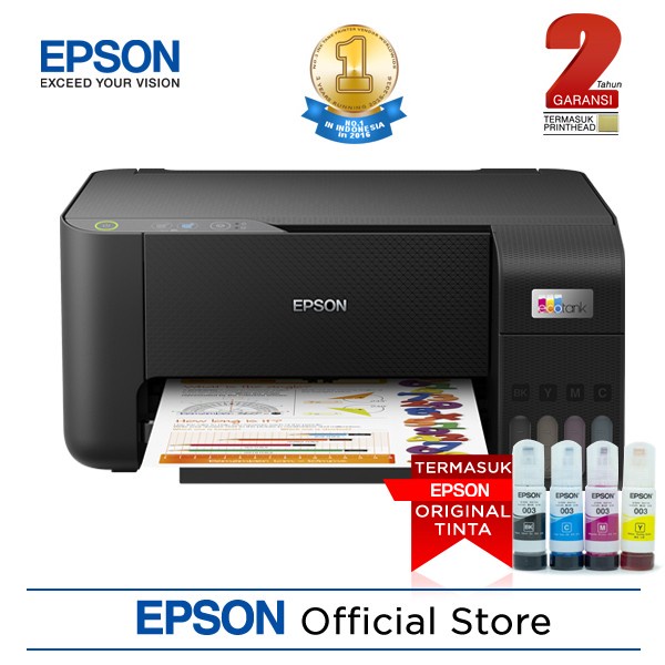 PRINTER MULTI FUNGSI EPSON L3210 ALL IN ONE PRINT SCAN COPY INKTANK GARANSI RESMI EPSON INDONESIA 2 TAHUN