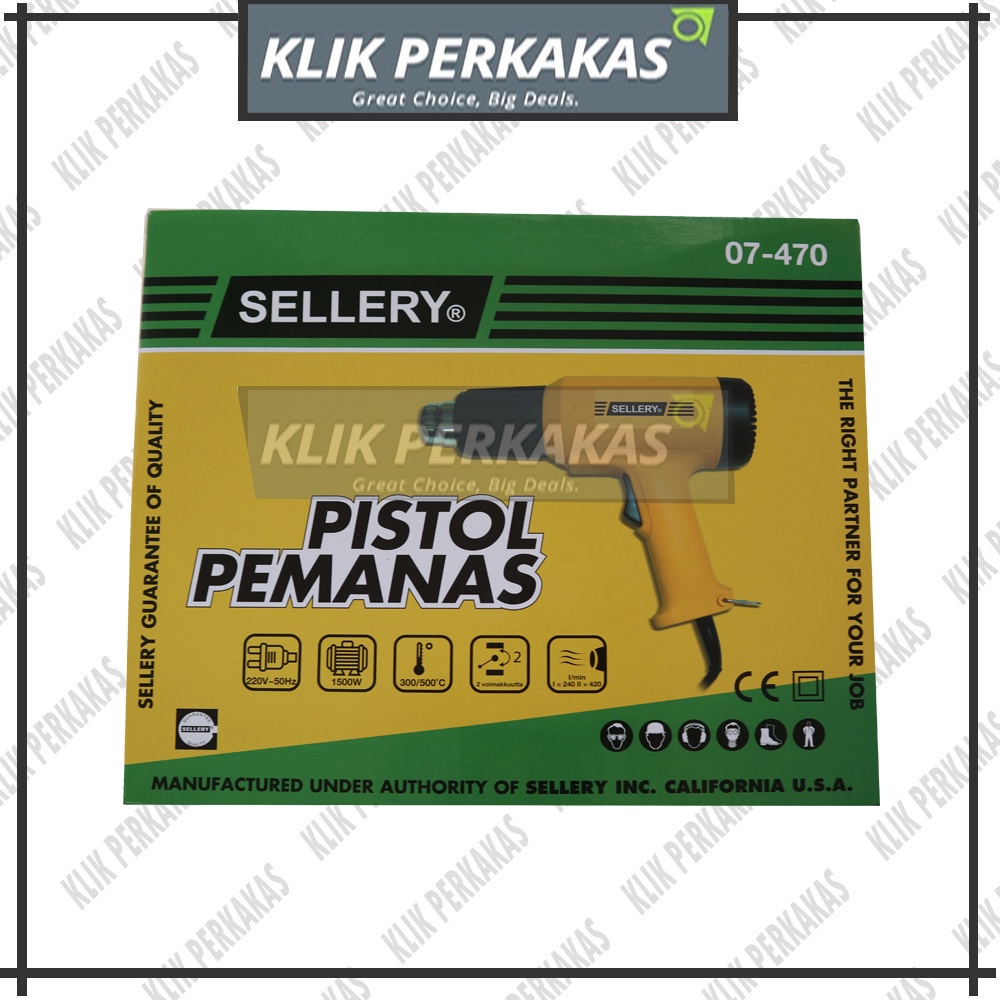 Mesin Heat Gun / Dryer 1500 Watt SELLERY 07 - 470