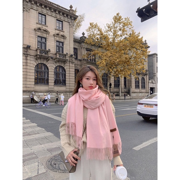 CAHAYA Syal Korea Cashmere Immitation Fashion Winter Autumn Musim Dingin Syal - 2