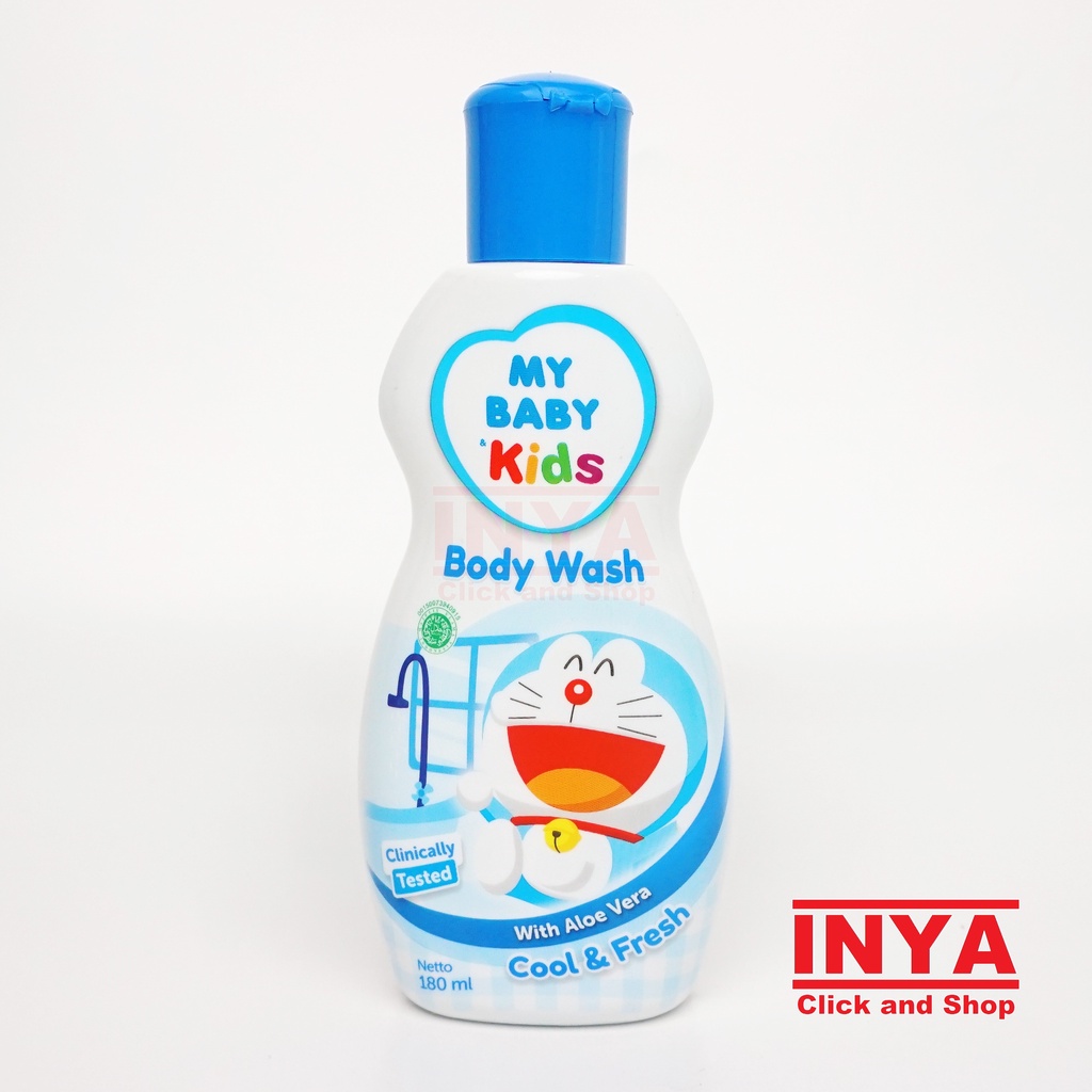 MY BABY KIDS BODY WASH ALOE VERA COOL &amp; FRESH 180ml - Sabun Bayi