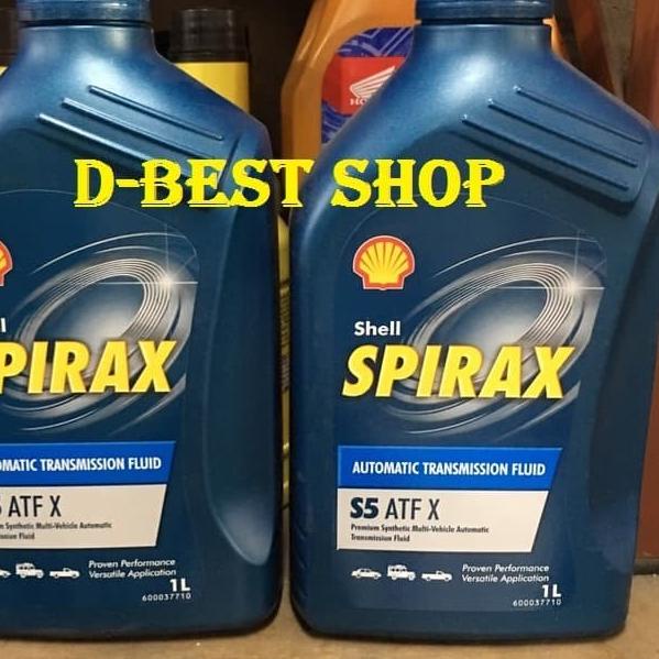 NEW OLI MATIC SHELL SPIRAX S5 ATF X / ATF MULTI VEHICLE GALON 1 LITER