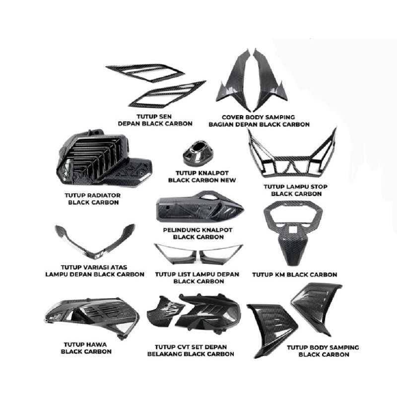 Variasi Honda Vario 160 Carbon Nemo