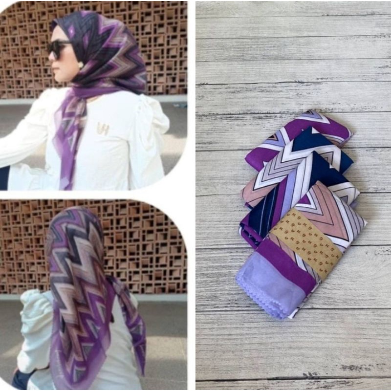 DEENAY KW HIJAB VOAL TERBARU MOTIF RUSHEL