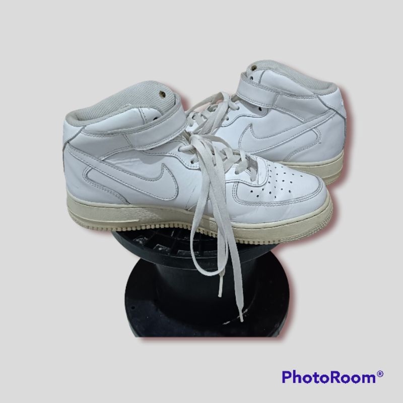 Sepatu NIKE AIR FORCE 1 AF1 High White