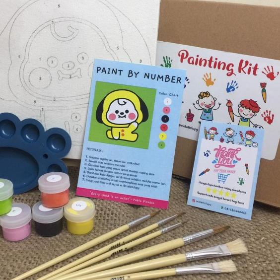 

DIY PAINT BY NUMBER KANVAS 20X20 - pinguin