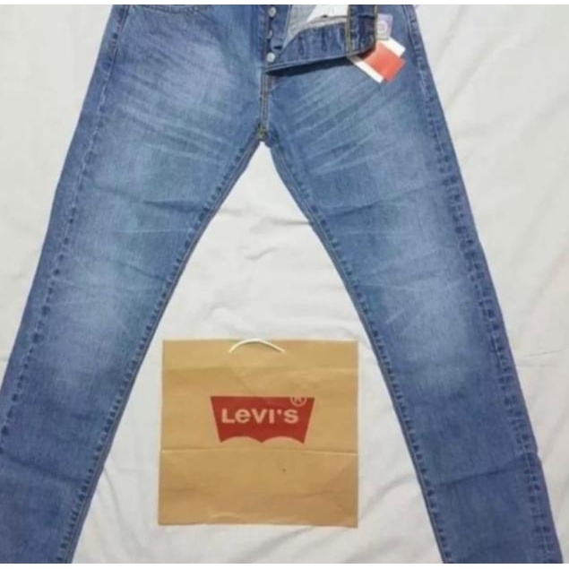 Celana pria levis 501 original japan/celana levis 501 original panjang - biru bliz, 28