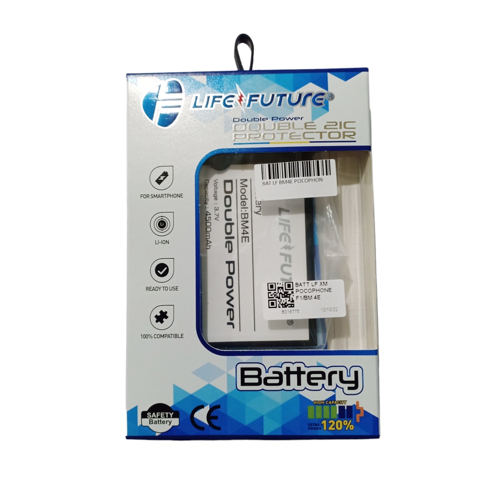 Baterai Life Future Pocophone F1 BM4E - Batre HP Pocophone F1 Battery Pocophone F1 BM4E