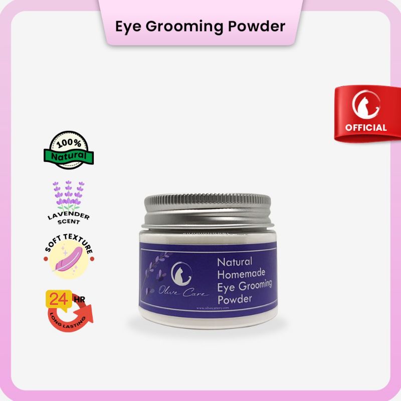 Olive Care Eye Grooming Powder Bedak Mata Kucing Cegah Belek Hilangkan Noda Pada Mata