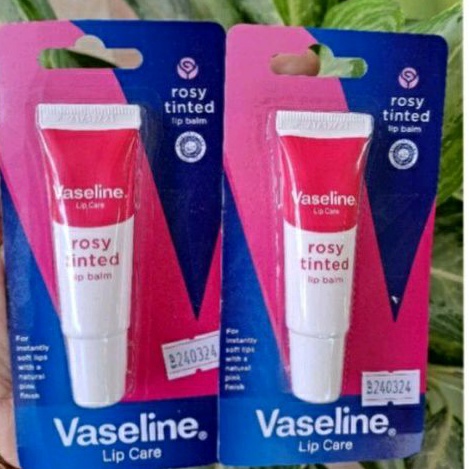 Vaselin Lip Care Pelembab & Pencerah Bibir Rosy Tint