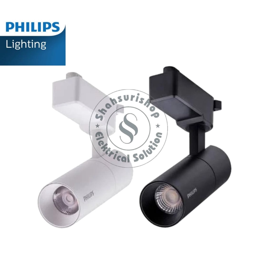 PHILIPS LED PROJECTOR RELL / LAMPU TRACK 10 WATT ST033T PUTIH HITAM