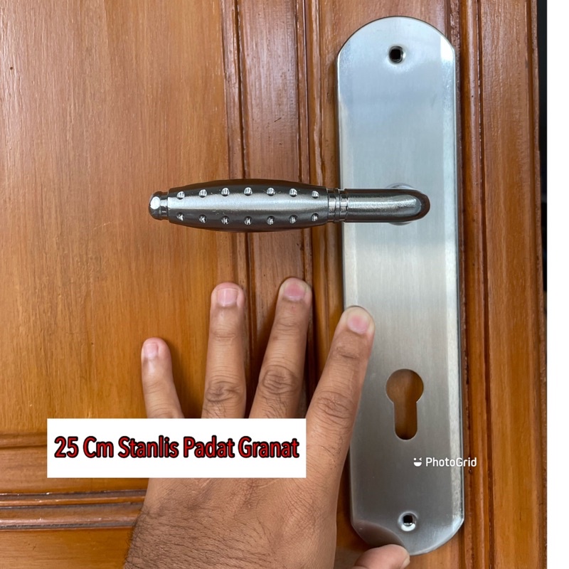 Gagang  pintu ukuran besar 25 cm/ GAGANG PINTU BESAR STAINLESS/ HANDLE PINTU UKURAN NESAR 25 CM STAINLESS/ LEVER HANDLE BESAR PINTU RUMAH/ handle pintu ukuran 25 cm tarikan handle pintu kunci pintu murah