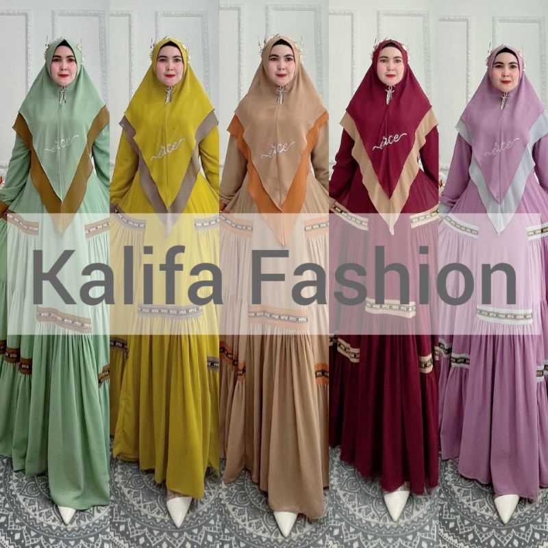 Syamra Series Ori by Erce Productions / Gamis Set Syar'i / Gamis Pesta / Gamis Mewah / Baju Syar'i /