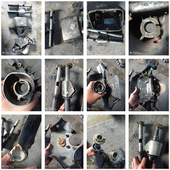 Batok stang lengkap vespa ps tv original copotan scooter