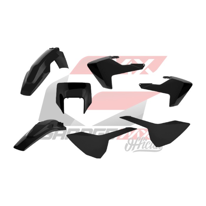 BODY SET ACERBIS FULL PLASTIC KIT HUSQVARNA TE FE - BLACK