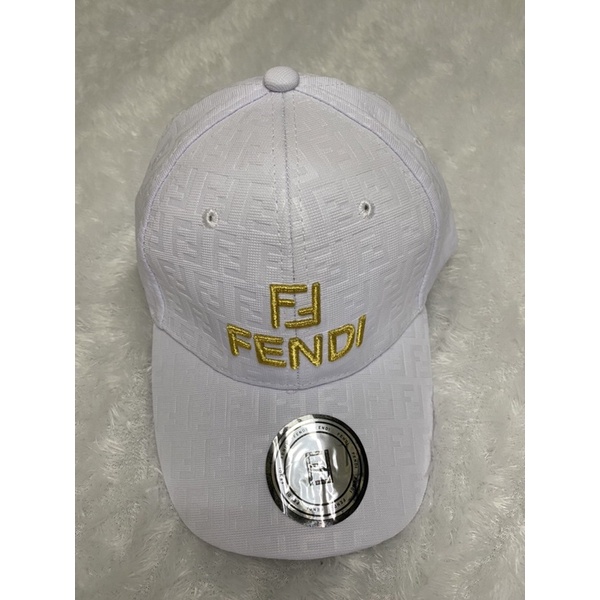 Topi Baseball Fendi white A-084