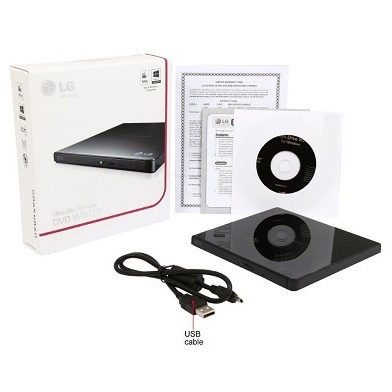 LG GP65NB60 Ultra Slim Portable DVD Writer External DVDRW CD RW