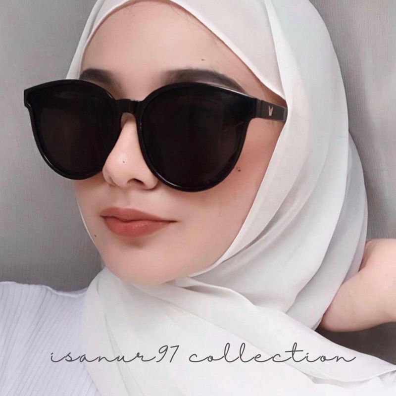 ISANUR97 | Kacamata Hitam Korean kaca mata Design Retro Mata Kucing Kacamata Hitam Wanita Sunglasses