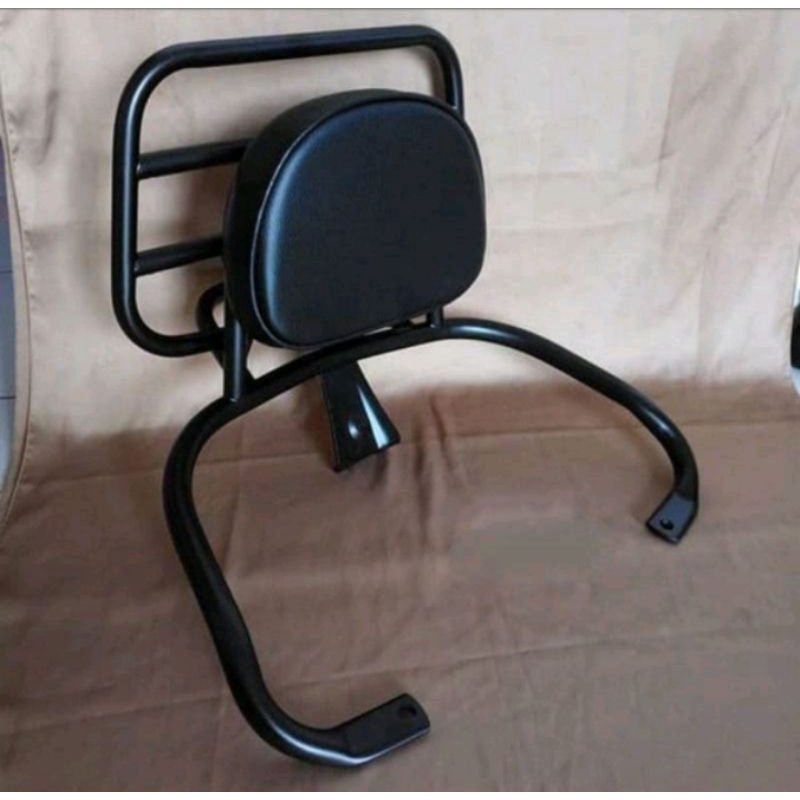 back rack motor Vespa listrik uwinfly T3 hitam+bantalan