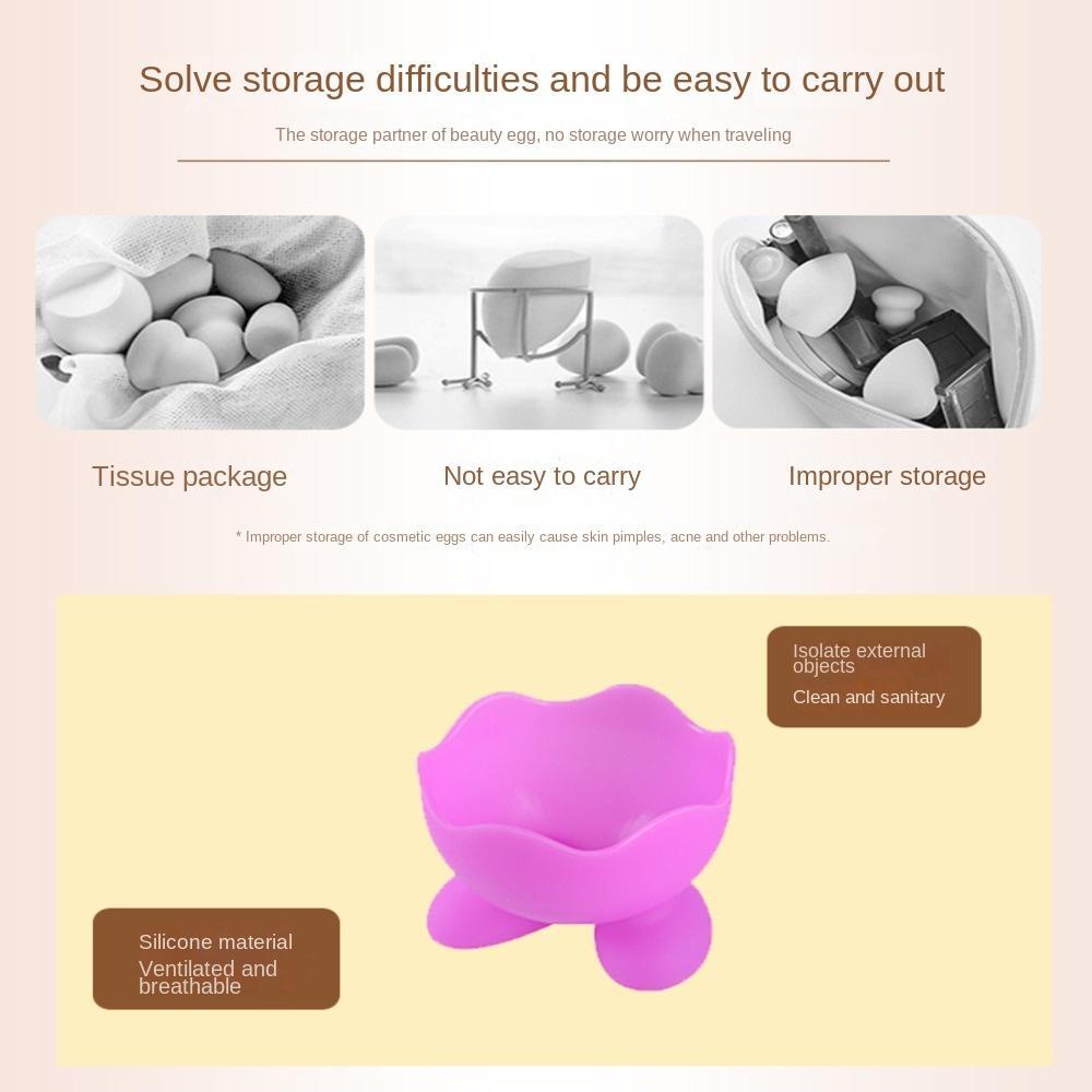 Preva Powder Puff Drying Holder Tempat Puff Anti Lembab Penyimpanan Sponge Case Beauty Pad