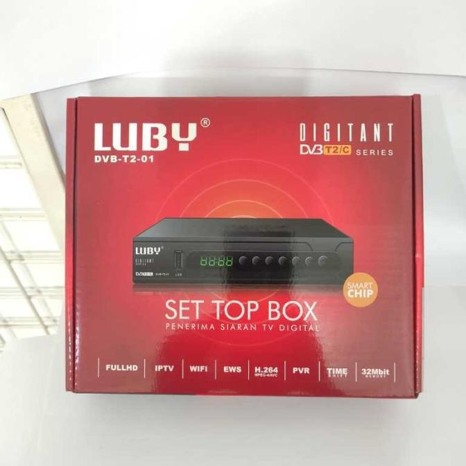 Luby Set Top Box Dvbt2/C Receiver Tv Stb Digital Dvb T2-01 Ori