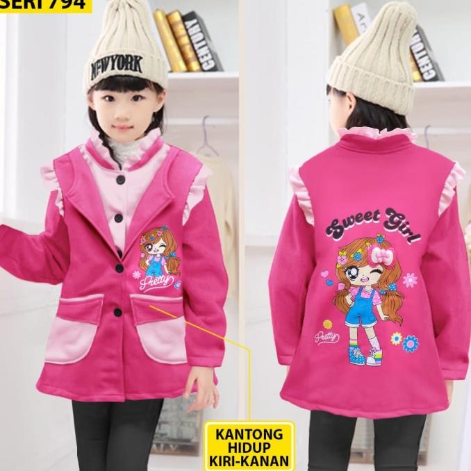 Jaket Blazer | Blazer Korea | Blazer Anak Perempuan |Blazer Fashion794