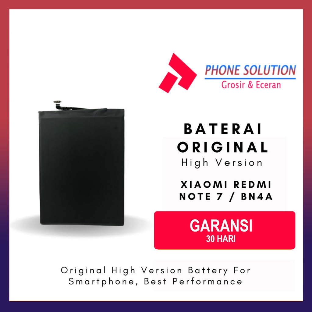 Baterai Xiaomi Redmi Note 7 / Baterai Xiaomi BN4A High Version // Supplier LCD Oppo - Garansi 1 Bulan