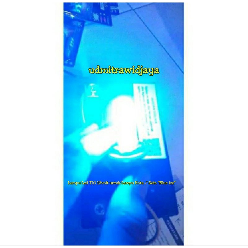 Lampu led jelly 12v mode diam Lampu Kota / Lampu SEIN / RETENG Reting Lampu T10 12volt mode diam untuk sein motor