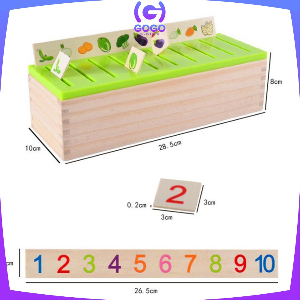 GOGO-M176 Mainan Anak Puzzle Kayu Mainan Edukasi Bergambar Montessori Toys / Puzzle Anak Wooden Toys