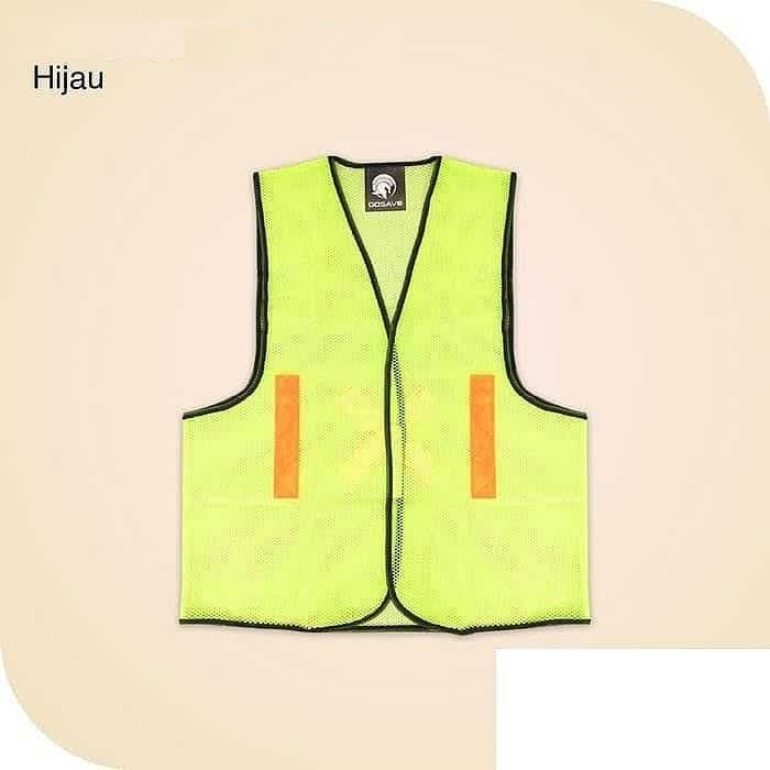 Vest Baju Rompi Jaring Proyek Parkir Outdoor Safety Biker Scotlight