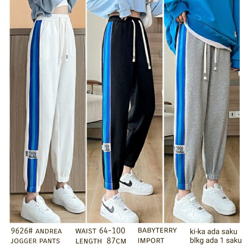 MDLV ~ 9626# Andrea Jogger Pants Jogger Import