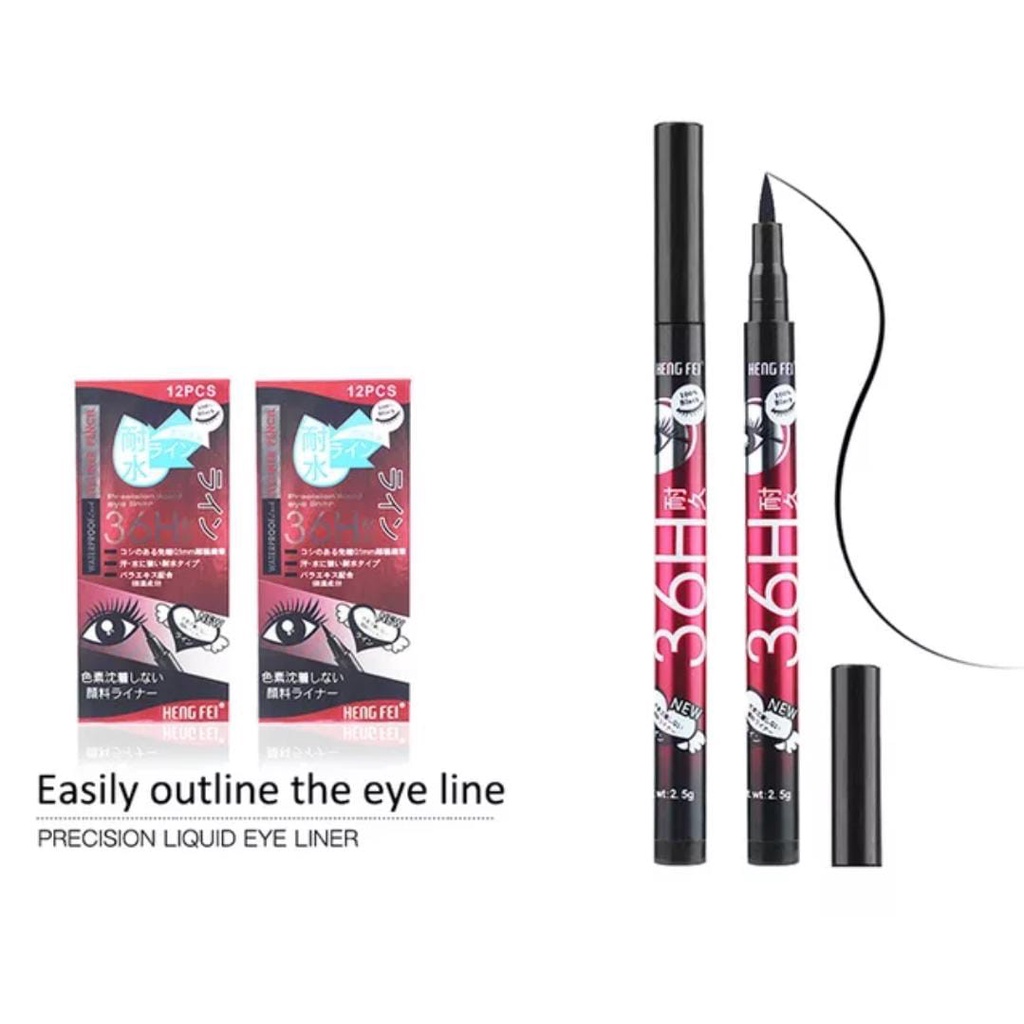 Hengfei 8862 Eyeliner Liquid Tahan Lama 36H