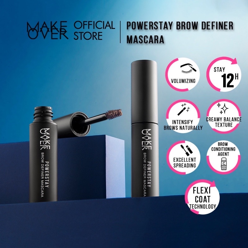 MAKE OVER Powerstay Brow Definer Mascara | EYE BROW MASCARA