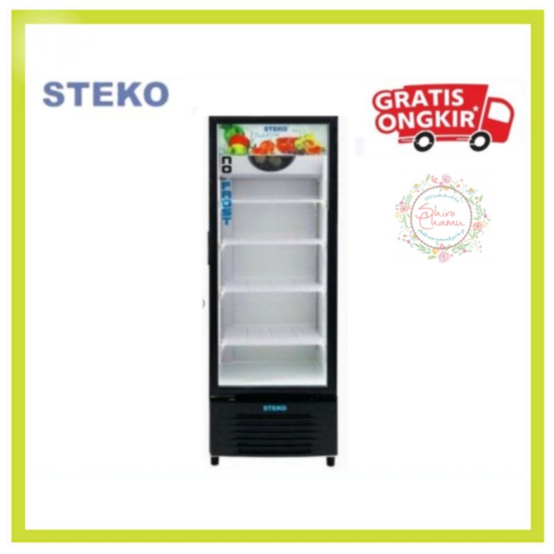 Steko Showcase Cooler MG 220 Kulkas 1 Pintu MG220 200 Liter 200L Low Energy 180 Watt 180W