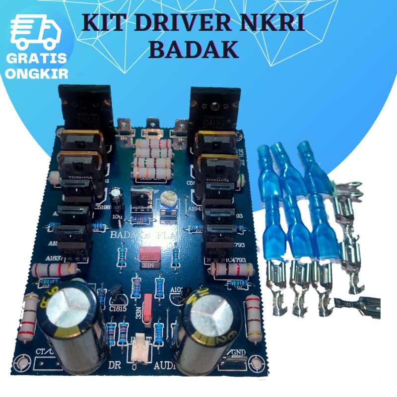 Jual Kit Driver power amplifier NKRI BADAK (komponen bagus) | Shopee