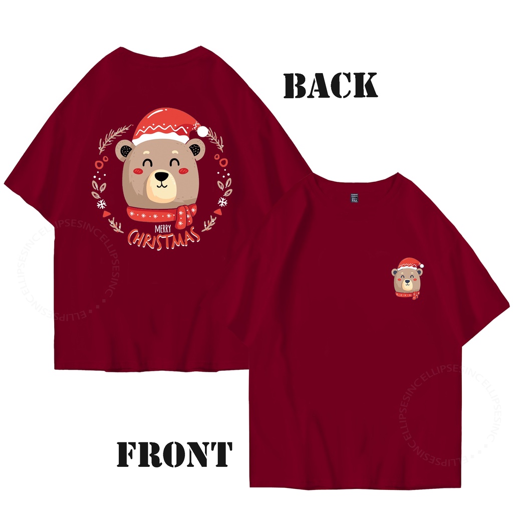 ELLIPSESINC Kaos Natal Keluarga Anak Kids Mama Papa Unisex Christmas Collection