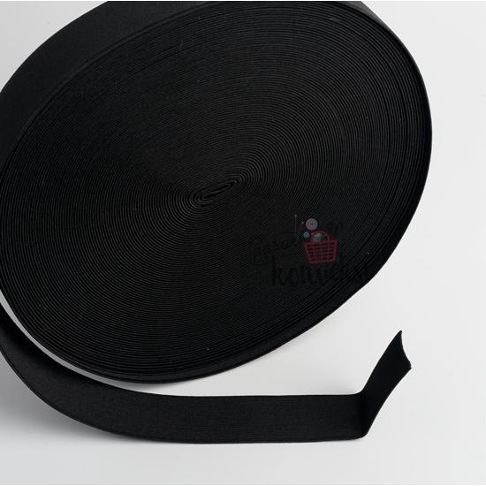 Karet Elastis Hitam Penguin 2.5 cm (1")