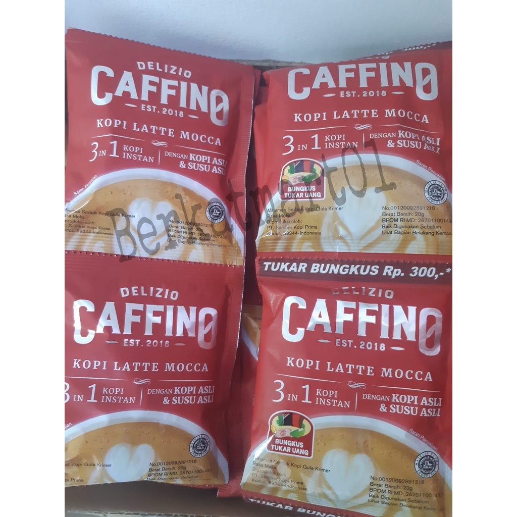 CAFFINO LATTE MOCCA Renceng 10 PCS @20g