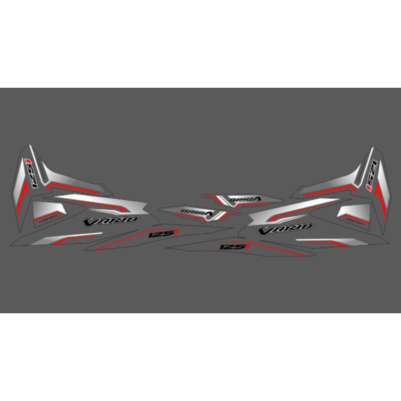 ID STRIPING TRANSPARAN VARIO 125 OLD CUSTOM STICKER VARIO 125 OLD TRANSPARAN