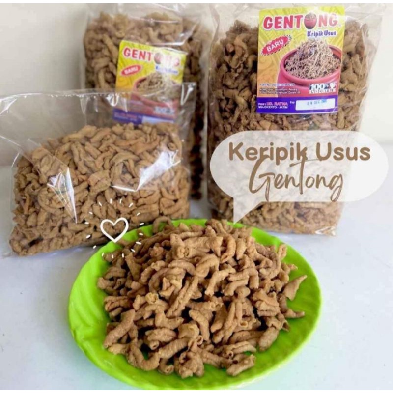 

Kripik Usus Crispy Merk Gentong||Kemasan Ekonomis||250gr-500gr