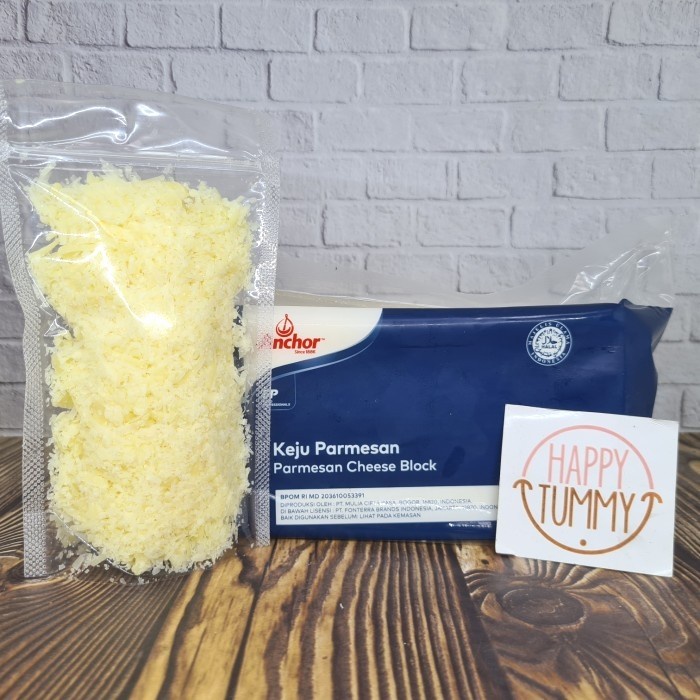 

T0P PARMESAN CHEESE ANCHOR KEJU SHREDDED PARUT TABUR REPACK 50GR / 100GR NICE