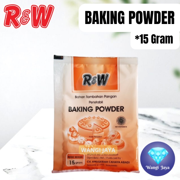 

R&W Bahan Baking RW Soda Kue 40gr RW Cokelat Bubuk 10gr RW Baking Powder 15gr RW SP 50gr