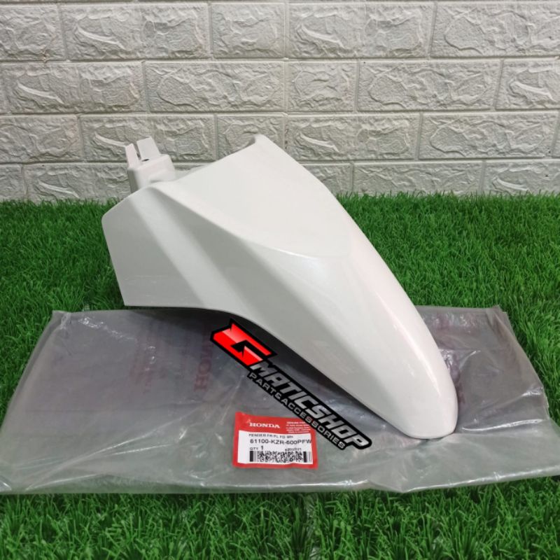 61100KZR600PFW / FENDER FR (PFW) / Spakbor Depan Vario 125 OLD BOHLAM Putih Original Honda Genuine P