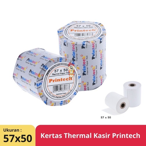 

Kertas Thermal Struk Kasir Printech 57x50 / 57 x 50 mm