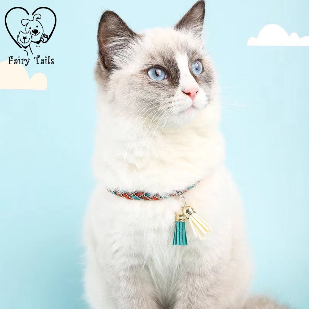 Kalung Rajut Tangan Perhiasan Untuk Kucing Anjing Kostum Cosplay Anabul Stylish Fashionable | Pet Hand Knit Necklace