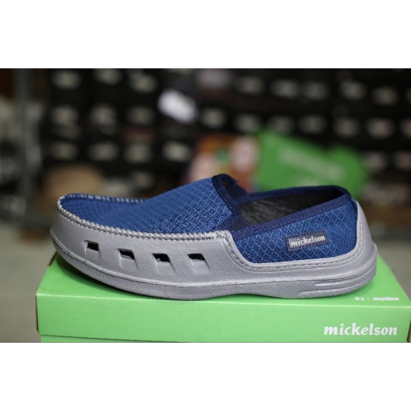 Sepatu slip on pria mickelson Getno original sepatu kerja pria slip on