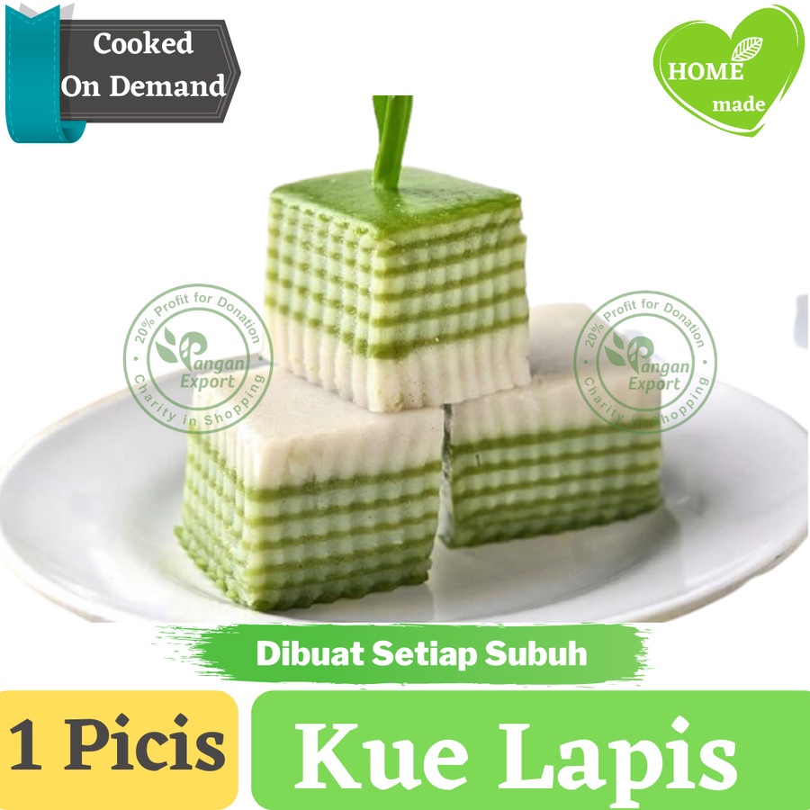 

Kue Lapis Pandan Enak