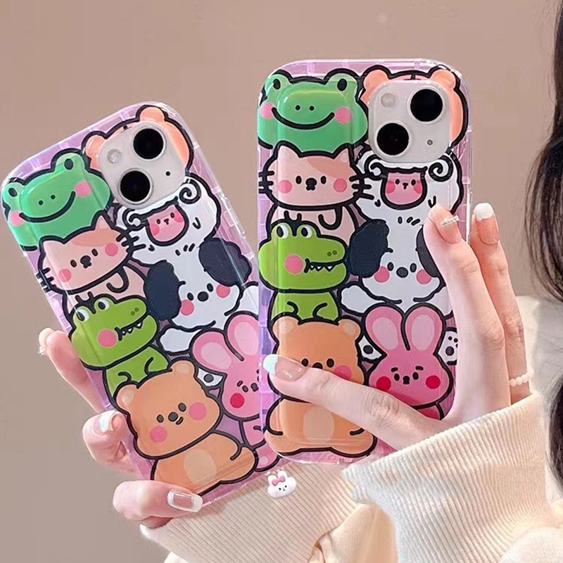 Soft Case Silikon TPU Transparan Motif Kucing Untuk IPhone 14 12 13 11 Pro XS Max XR X 8 7 6S Plus