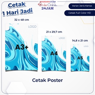 Cetak Poster A3 A4 A5 custom besar Artpaper Artcarton HVS Akasia Kartutik Jasmine Corcorde Linen Hammer Tulip Krungkut