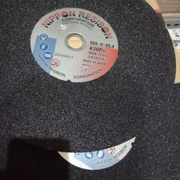 batu potong gerinda duduk 14"inch nipon resibon